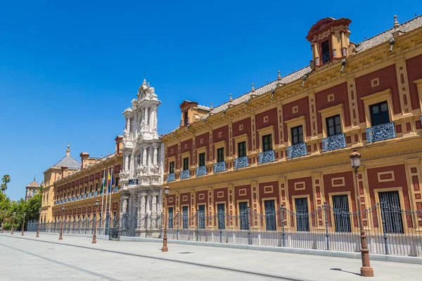 Palast Von Saint Telmo Sevilla Einem Schönen Sommertag Spanien — Stockfoto