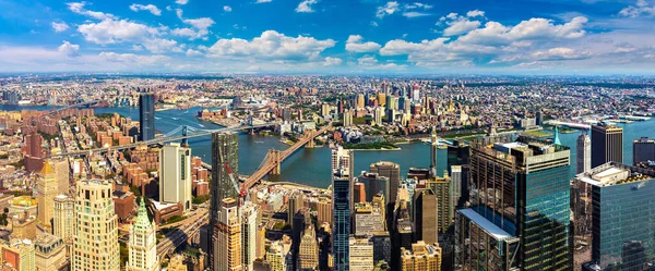 Panorama Över Manhattan New York City New York Usa — Stockfoto