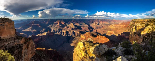 Panorama Van Grand Canyon National Park Powell Point Sunset Arizona — Stockfoto