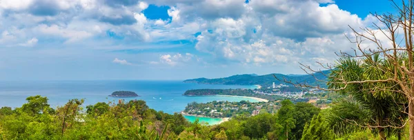 Panorama Karon View Point Phuket Tailandia Día Verano — Foto de Stock