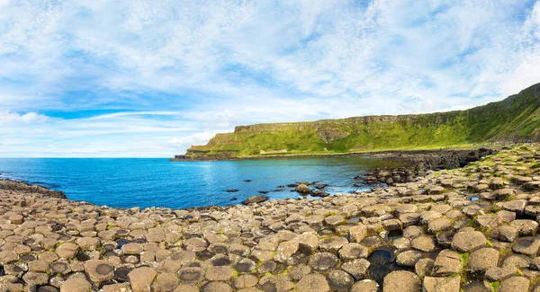 美しい夏の日 北アイルランドのジャイアンツ コーズウェー — ストック写真