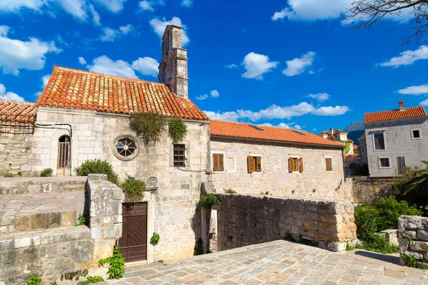 Citadela Starém Městě Budvě Krásný Letní Den Černá Hora — Stock fotografie