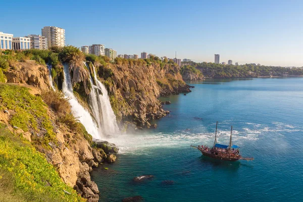 Duden Waterfall Antalya Turkey Beautiful Summer Day — Stock Photo, Image
