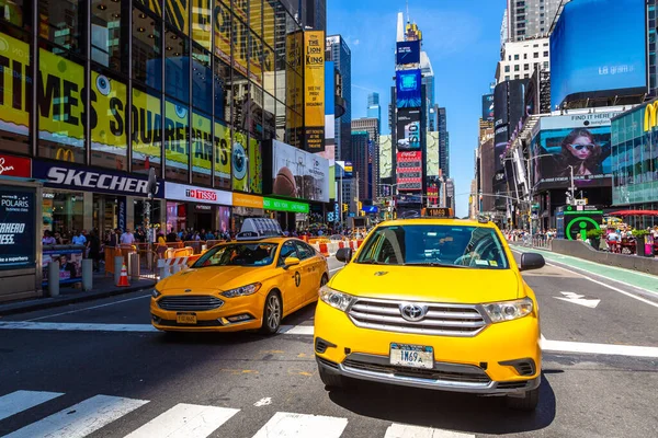 New York City Abd Mart 2020 Times Square Deki Sarı — Stok fotoğraf