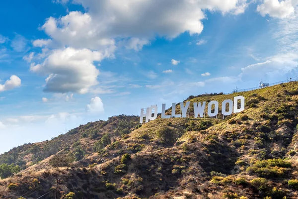 Los Angeles Hollywood Usa Marzec 2020 Napis Hollywood Los Angeles — Zdjęcie stockowe