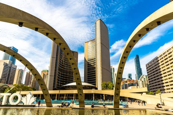 Toronto Canada April 2020 Toronto City Hall Sunny Day Ontario — Stock Photo, Image