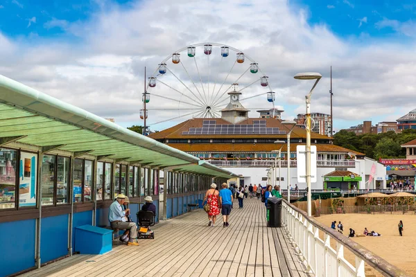 Bournemouth United Kingdom June 2022 Bournemouth Pier Ferris Wheel Summer — Stock Photo, Image