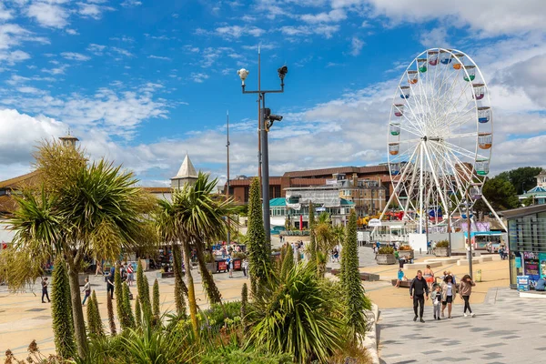 Bournemouth Het Verenigd Koninkrijk Juni 2022 Ferris Wiel Een Zomerdag — Stockfoto