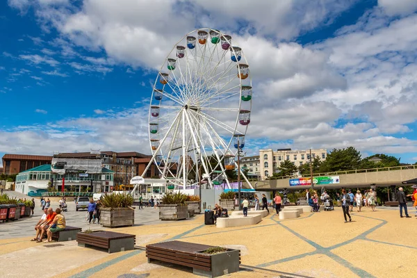 Bournemouth Het Verenigd Koninkrijk Juni 2022 Ferris Wiel Een Zomerdag — Stockfoto