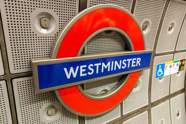 London Rli Kingdom Haziran 2022 Londra Ngiltere Deki Westminster Metro — Stok fotoğraf