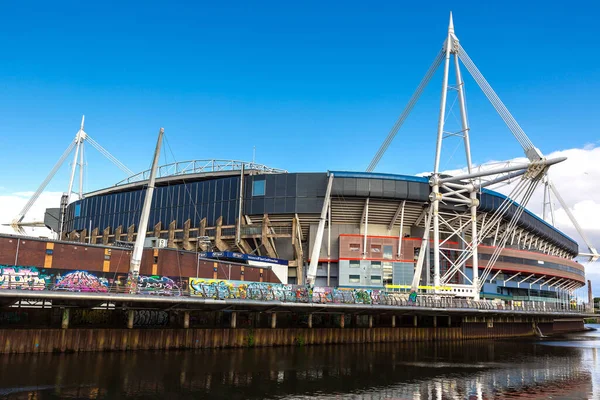 Cardiff Rli Kingdom Haziran 2022 Cardiff Milenyum Stadyumu Nun Dışında — Stok fotoğraf