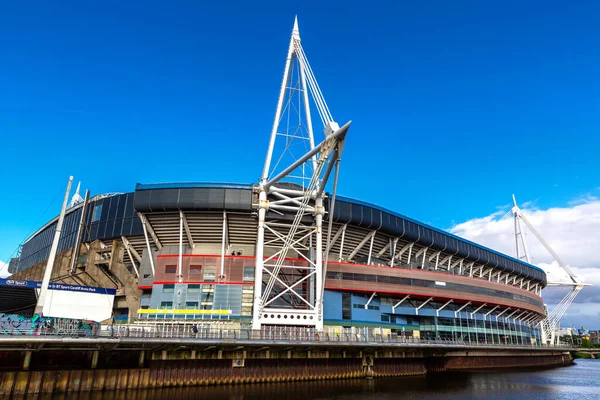 Cardiff Spojené Království Června 2022 Exteriér Stadionu Tisíciletí Cardiff Letním — Stock fotografie