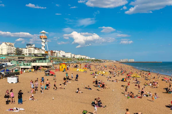 Brighton Ngiltere Haziran 2022 Brighton Plajı Brighton Doğu Sussex Ngiltere — Stok fotoğraf