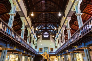 GLASGOW, İngiltere - 14 Haziran 2022: Glasgow Üniversitesi 'ndeki Hunterian Müzesi, İskoçya, İngiltere