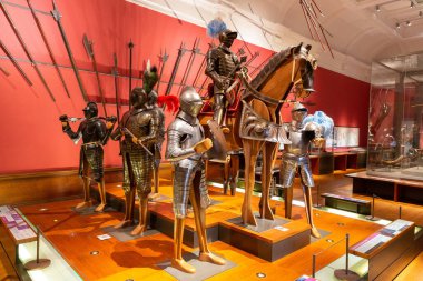 GLASGOW, İngiltere - 14 Haziran 2022: Kelvingrove Sanat Galerisi ve Glasgow, İskoçya, İngiltere