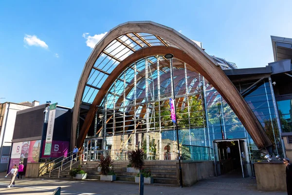 Sheffield June 2022 Winter Garden One Largest Temperate Glasshouses Sheffield — Stock Photo, Image