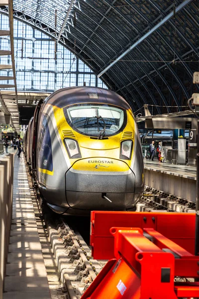 Londýn Velká Británie Června 2022 Moderní Vysokorychlostní Střelecký Vlak Eurostar — Stock fotografie