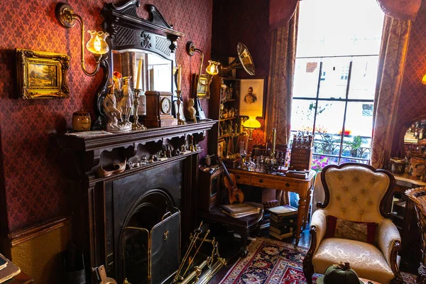 英国伦敦 2022年6月26日 英国伦敦贝克街 Baker Street 夏洛克 福尔摩斯博物馆 Sherlock Holmes Museum — 图库照片