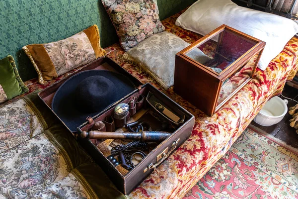 Londres Royaume Uni Juin 2022 Vintage Interior Sherlock Holmes Museum — Photo