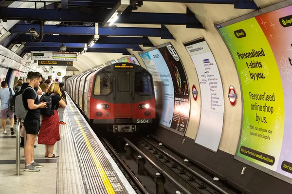 Londen Het Verenigd Koninkrijk Juni 2022 Baker Street Metrostation Londen — Stockfoto