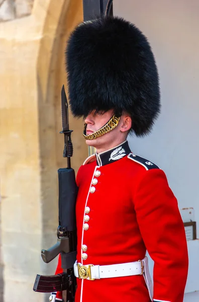 Windsor Велика Британія June 2022 Royal Guard Чергуванні Віндзорському Замку — стокове фото