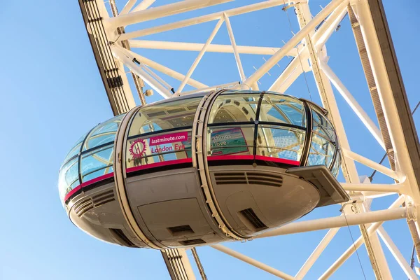 Londýn Velká Británie Června 2022 London Eye Ferris Wheel Sunny — Stock fotografie