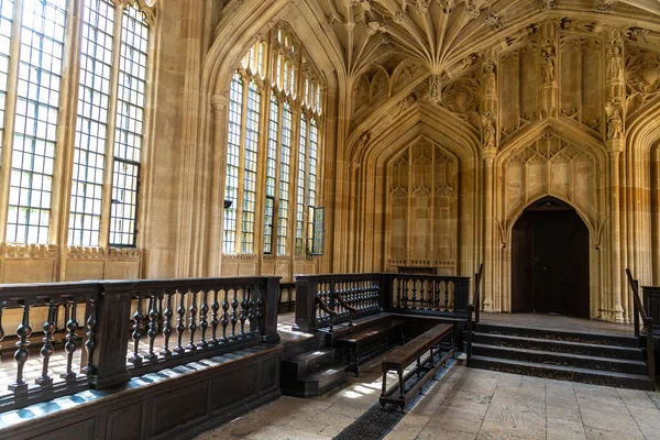 Oxford Egyesült Királyság 2022 Június Interior View Divinity School Oxford — Stock Fotó