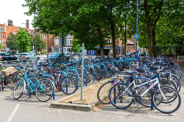 Oxford Regno Unito Giugno 2022 Parcheggio Biciclette Vicino Alla Stazione — Foto Stock