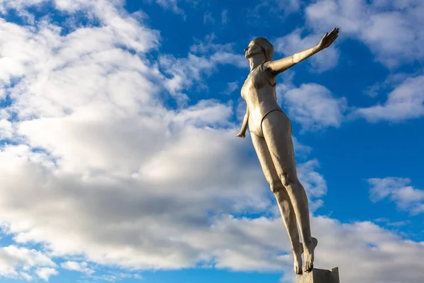 Скарборут Великобритания Июля 2022 Года Дайвинг Статуи Белла Скарборо Йоркшир — стоковое фото