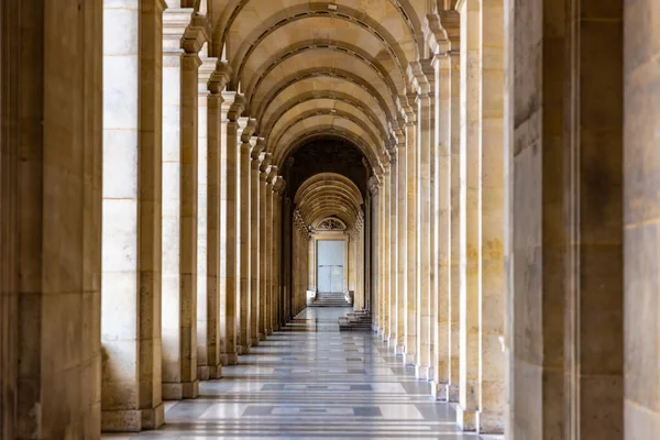 Parijs Frankrijk Juni 2022 Archway Louvre Een Van Werelds Grootste — Stockfoto