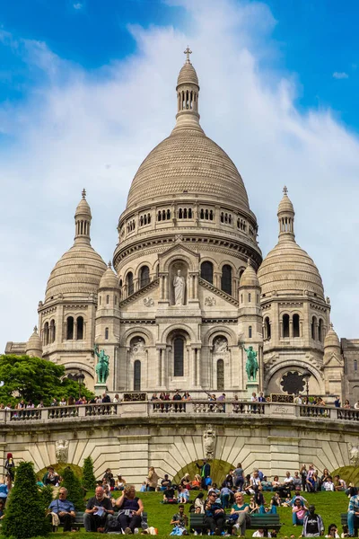 Paris França Junho 2022 Basílica Sagrado Coração Monte Montmartre Paris — Fotografia de Stock