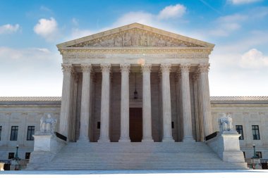 Güneşli bir günde Washington DC 'de Yargıtay, ABD