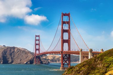 San Francisco 'daki Golden Gate Köprüsü, Kaliforniya, ABD
