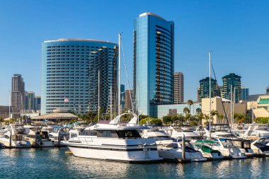 San Diego Körfezi marina bölgesi, California, ABD