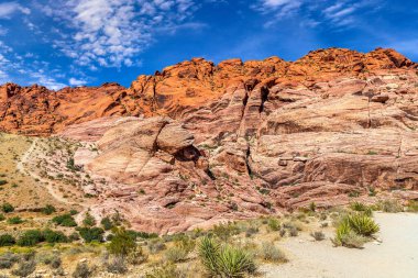 Las Vegas, Nevada yakınlarındaki Red Rock Kanyonu Ulusal Koruma Alanı, ABD