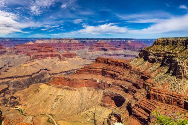 Güneşli bir günde Büyük Kanyon Ulusal Parkı, Arizona, ABD