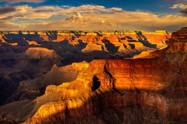 Grand Kanyon Milli Parkı, günbatımı, Arizona, ABD