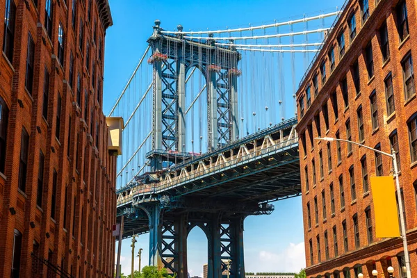 Manhattan Bridge New York City Usa — Stockfoto