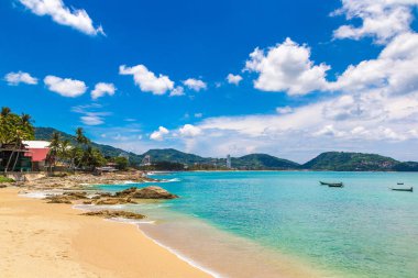Patong beach on Phuket island, Thailand in a sunny day