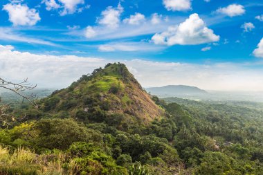 Sri Lanka 'da Dambulla Milli Parkı güneşli bir günde
