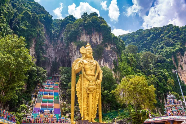 Batu Cave Hinduism Temple Sunny Day Kuala Lumpur Malaysia — Stock Photo, Image