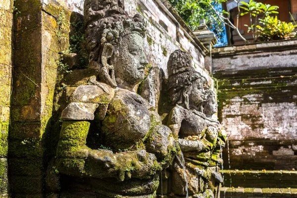 Sacred Pond Pura Goa Gajah Elephant Cave Temple Bali Indonesia — Stock Photo, Image