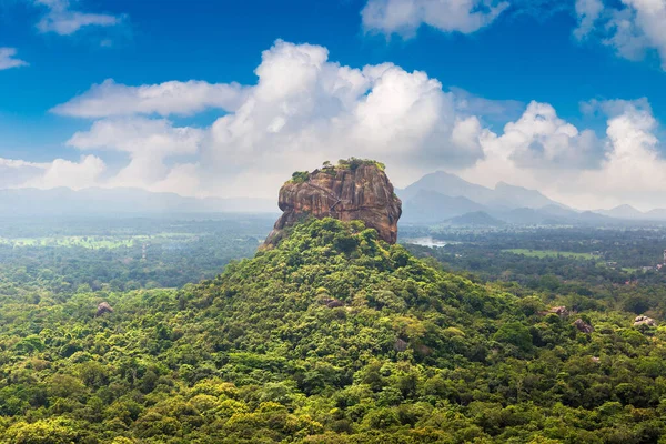 Lion Rock Sigiriya Dia Ensolarado Sri Lanka — Fotografia de Stock