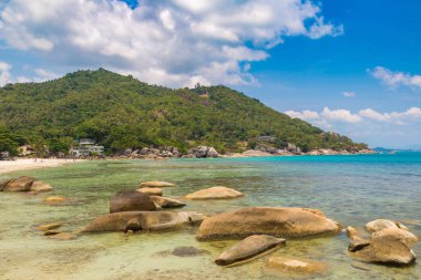 Koh Samui adasındaki Silver Beach, Tayland 'da bir yaz günü