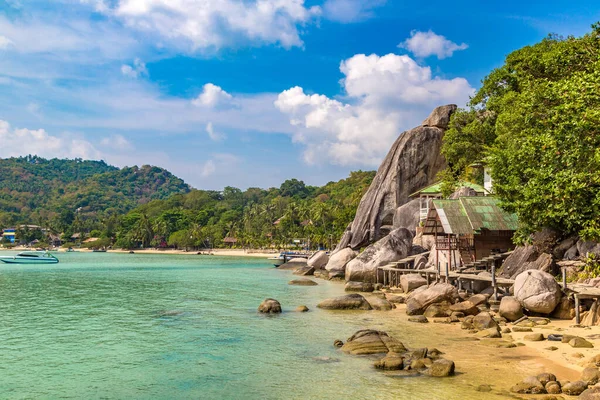 Tropischer Strand Von Taa Toh Auf Der Insel Koh Tao — Stockfoto