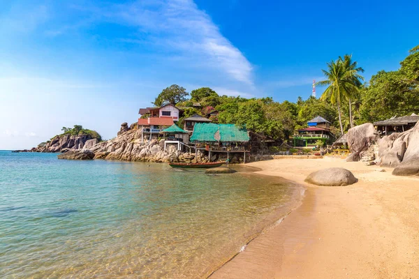 Hermosa Playa Tropical Isla Koh Tao Tailandia — Foto de Stock