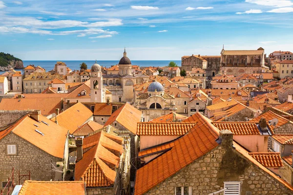 Oude Stad Dubrovnik Een Mooie Zomerdag Kroatië — Stockfoto