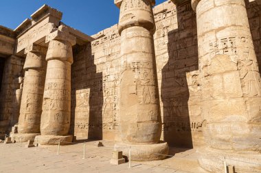 Luxor 'daki Medinet Habu tapınağı, Kral Vadisi, Mısır