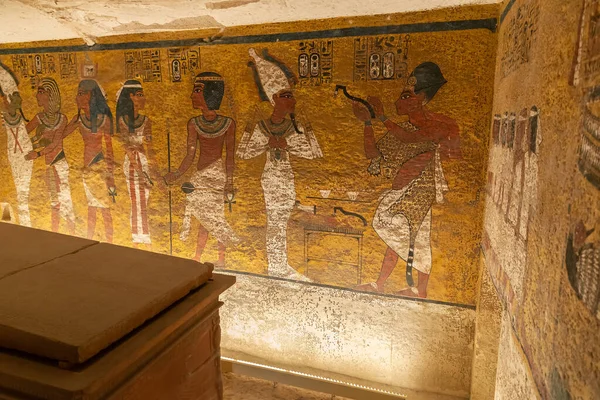 Tomb Pharaoh Tutankhamun Valley Kings Luxor Egypt — Foto Stock