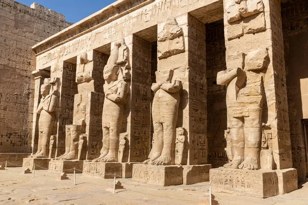 Temple Medinet Habu Louxor Vallée Roi Egypte — Photo